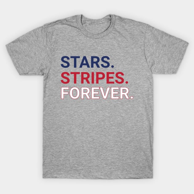 The Stars and Stripes forever T-Shirt by FranklinPrintCo